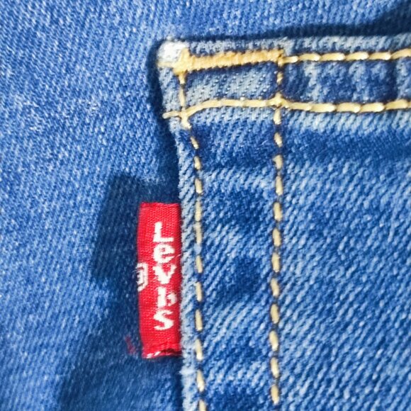 Levi's 511 jeans men's sz W34 L30 medium washed blue slim fit straight leg jeans - Picture 6 of 15